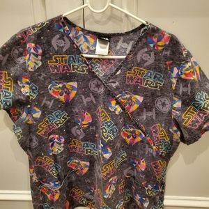 Star Wars Scrub Top XL